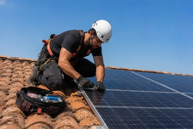 Maintenance et monitoring de panneaux solaires à la Grigonnais