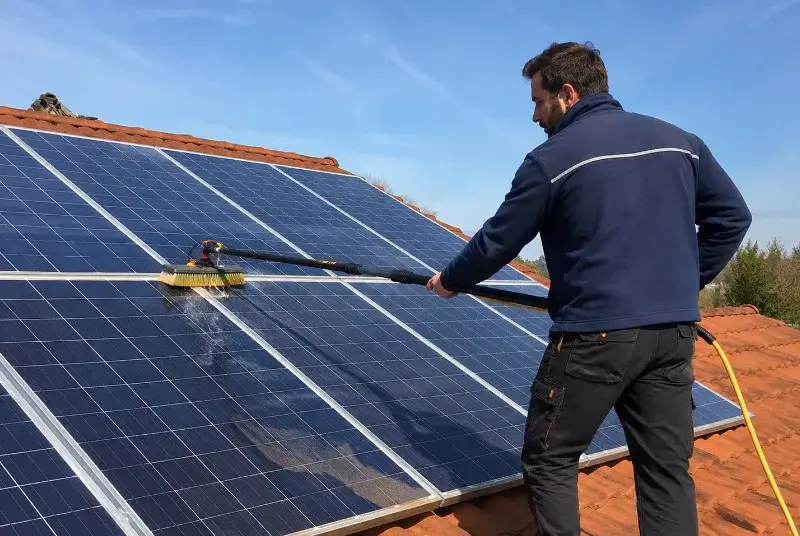 Nettoyage et entretien de panneaux solaires à la Grigonnais